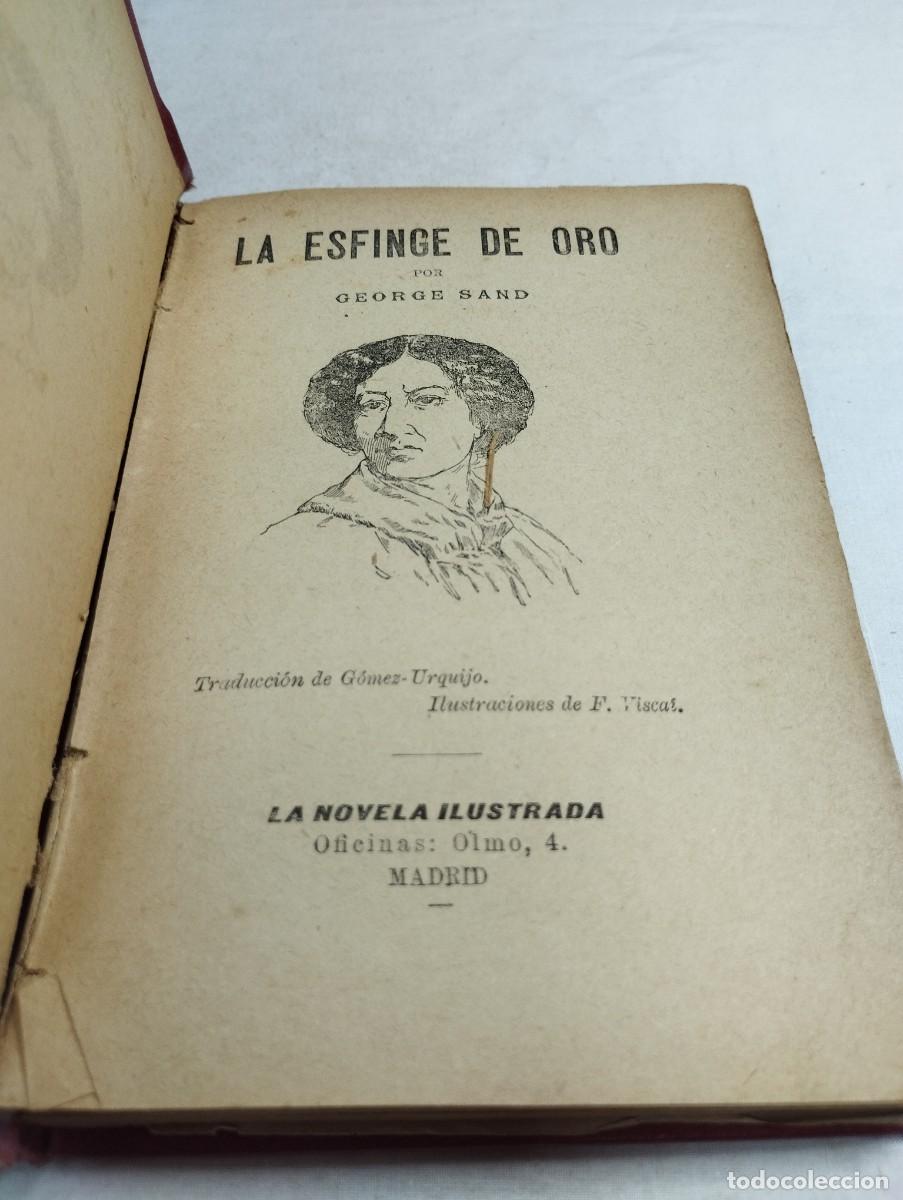 Libros antiguos: La esfinge de oro. G. Sand - Foto 2