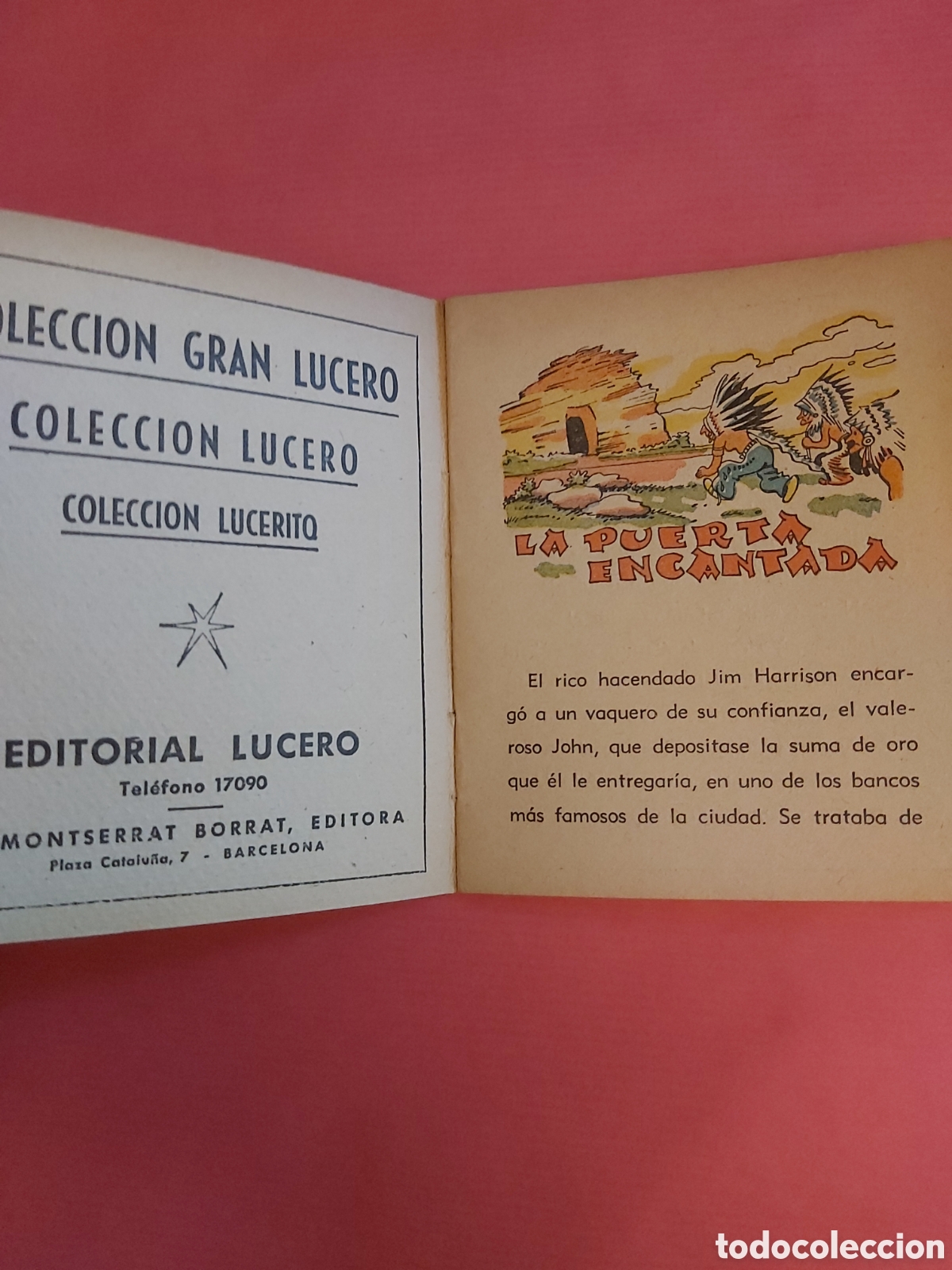 Libros antiguos: LA PUERTA ENCANTADA # COLECCI&Oacute;N LUCERITO 6 - Foto 2