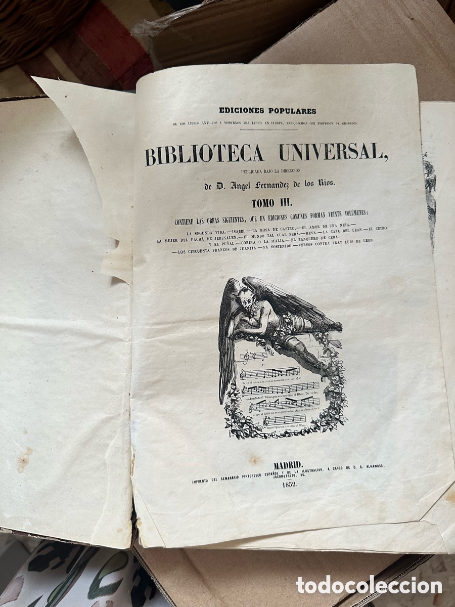 Libros antiguos: BIBLIOTECA UNIVERSAL. FDEZ DE LOS RIOS. 1852 - Foto 5