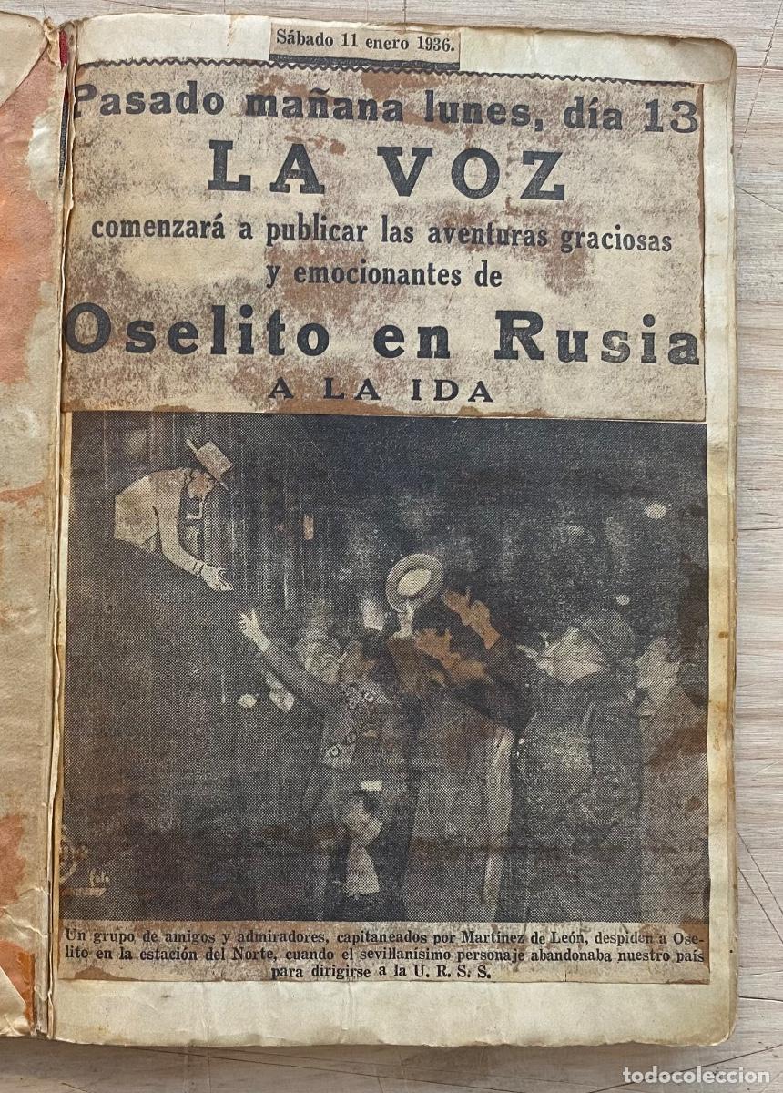 Libros antiguos: Andr&eacute;s Mart&iacute;nez de Le&oacute;n. Oselito en Rusia - Foto 1