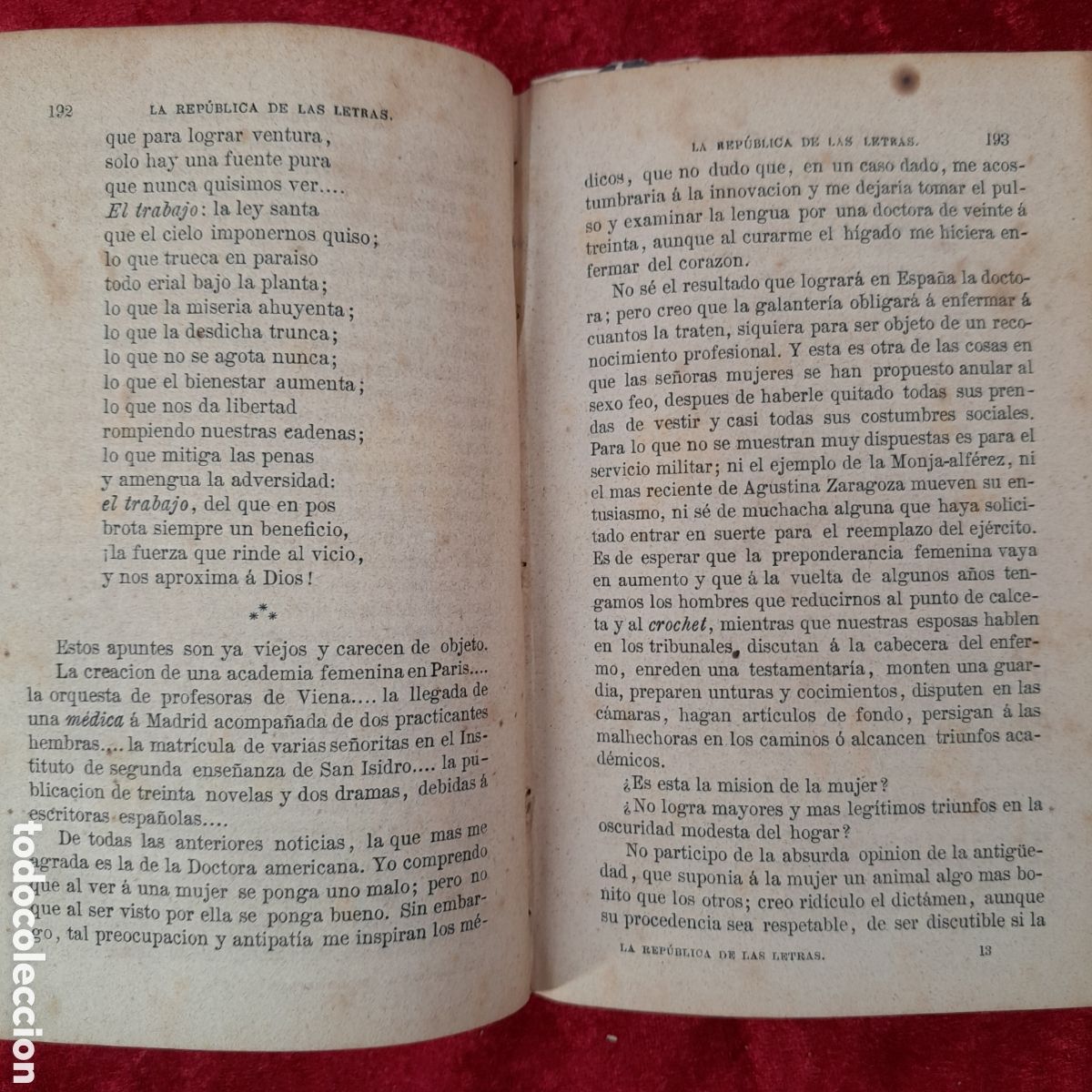 Libros antiguos: L-7899. OBRAS. OSSIORIO Y BERNARD: LA REP&Uacute;BLICA, PROGRESOS Y EXTRAVAGANCIAS, MON&Oacute;LOGOS. - Foto 9