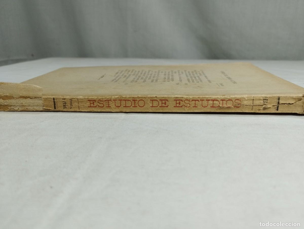 Libros antiguos: Estudio de estudios. Eugenio Sedano, 1896 - Foto 3
