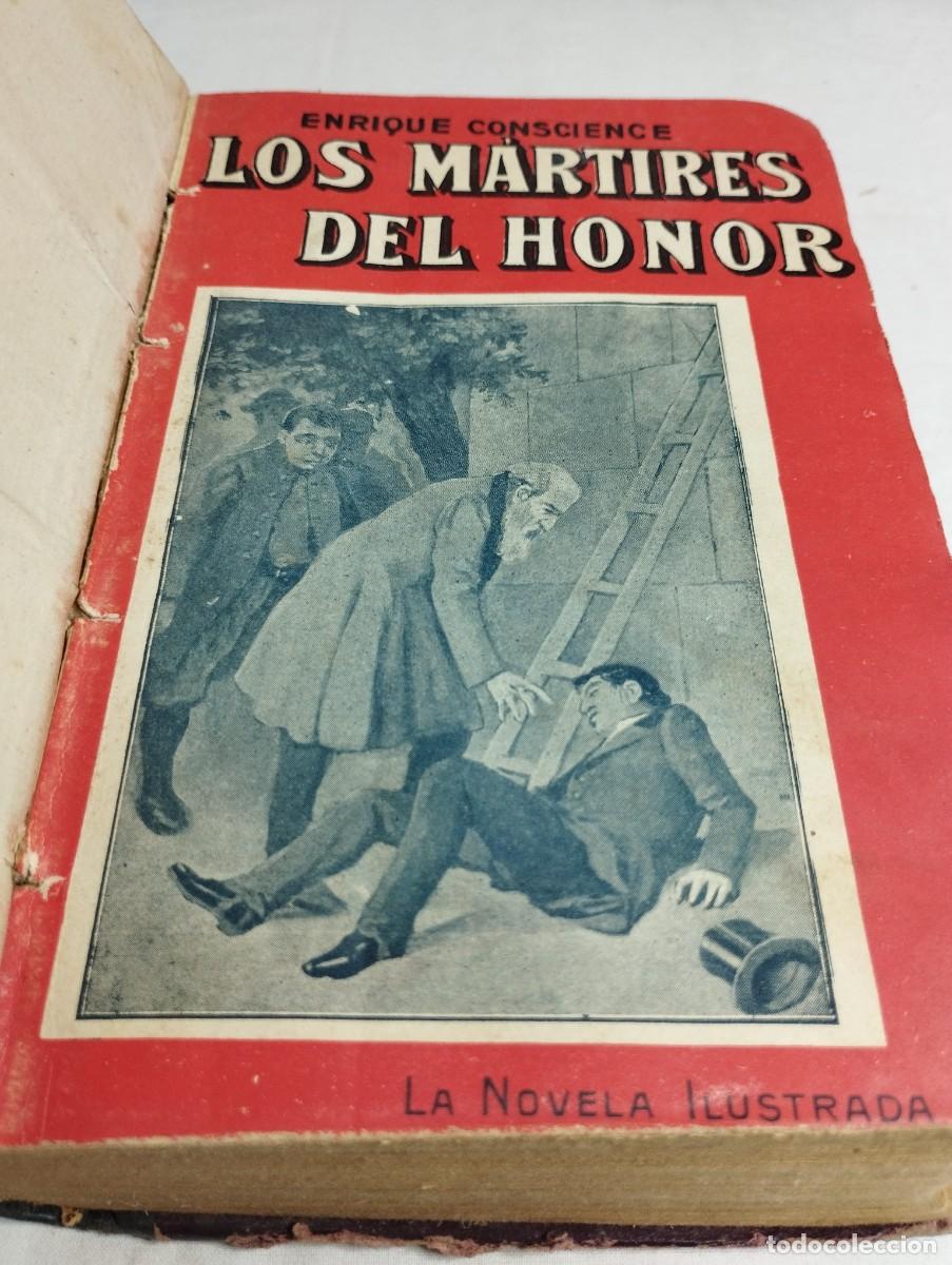 Libros antiguos: Los m&aacute;rtires del honor. Enrique Consciente - Foto 2