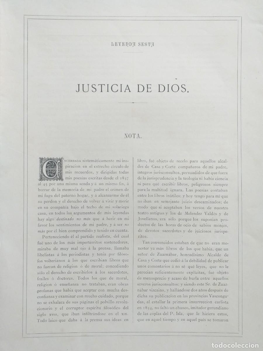 Libros antiguos: CUADERNO N&ordm; 8 - OBRAS COMPLETAS DE ZORRILLA - Foto 2