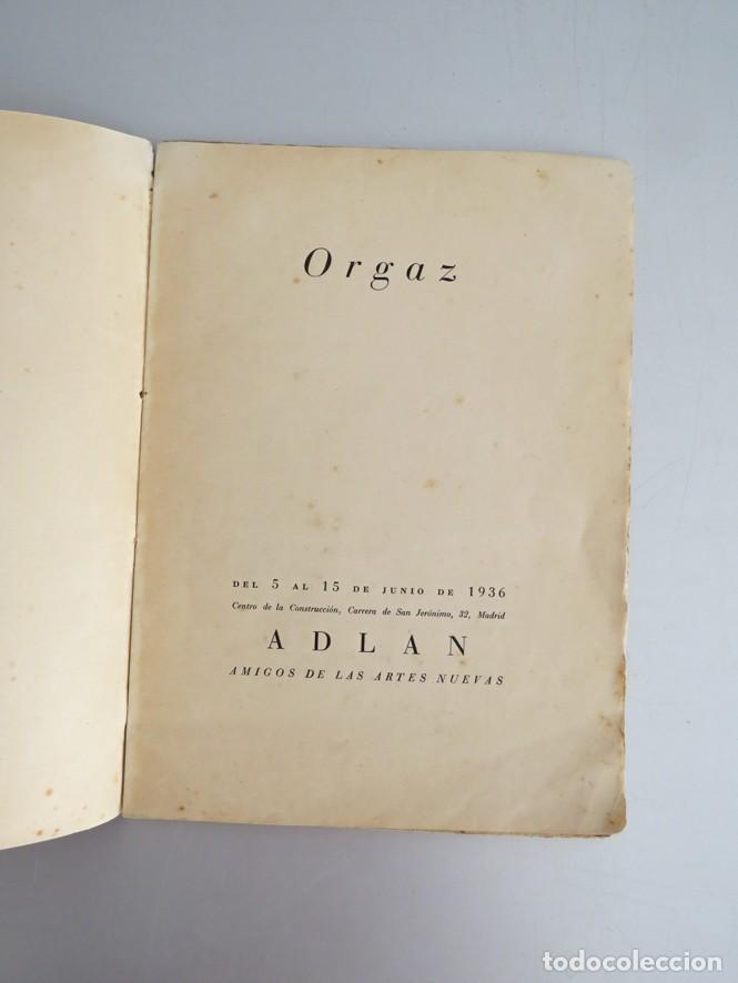 Libros antiguos: ORGAZ. CAT&Aacute;LOGO DE SU EXPOSICI&Oacute;N. 1936 ADLAM - Foto 1