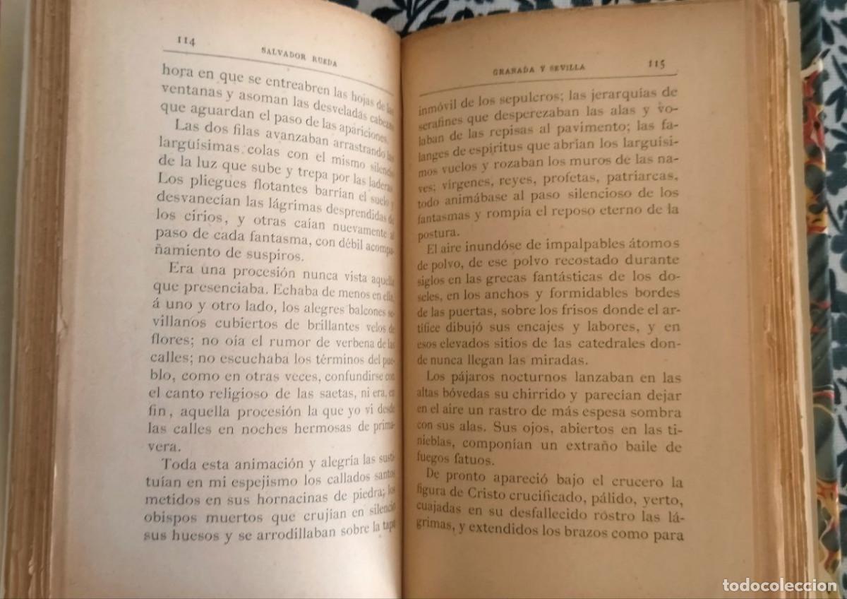 Libros antiguos: Granada y Sevilla. Bajorrelieves - RUEDA, Salvador - Foto 6