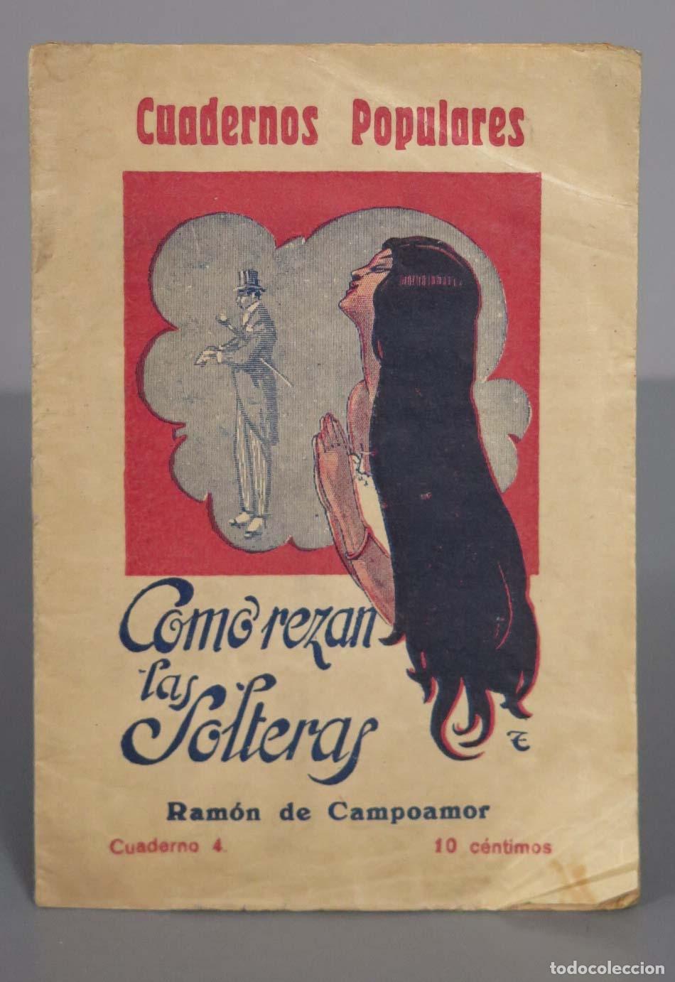Libros antiguos: C&oacute;mo rezan las solteras. CAMPOAMOR - Foto 1