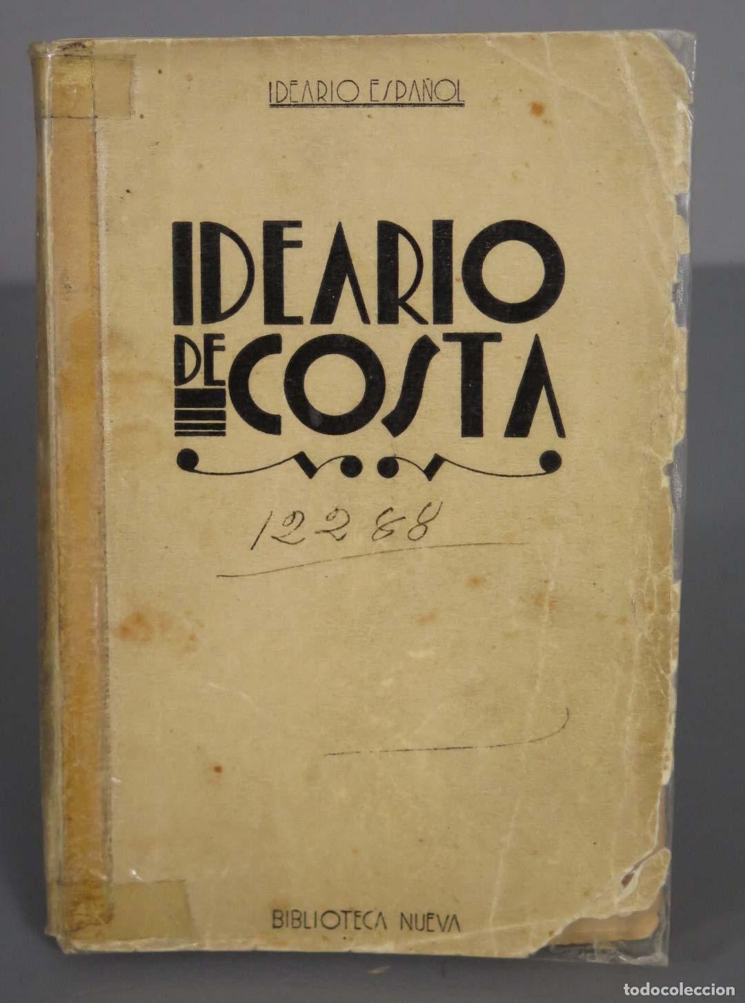 Libros antiguos: Ideario de Costa. 1936 - Foto 1
