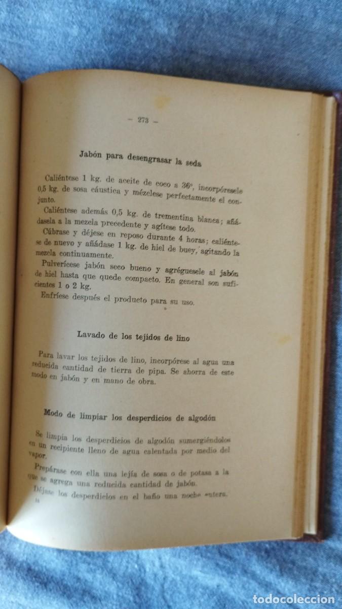 Libros antiguos: Hilatura de algod&oacute;n. A Castells 1927 - Foto 3