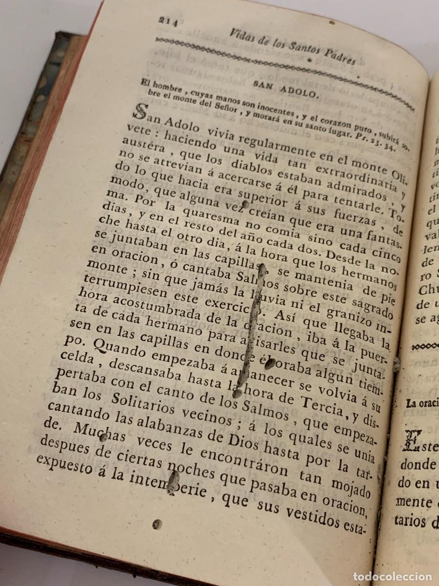 Libros antiguos: 1791 - Vidas de los Santos Padres - Imprenta Real - Foto 5