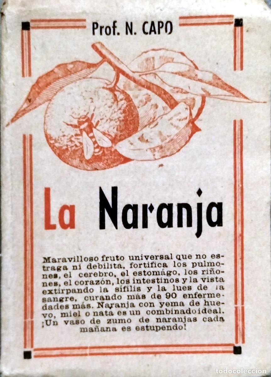 Libros antiguos: LA NARANJA, POR PROFESOR N. CAPO - Foto 1
