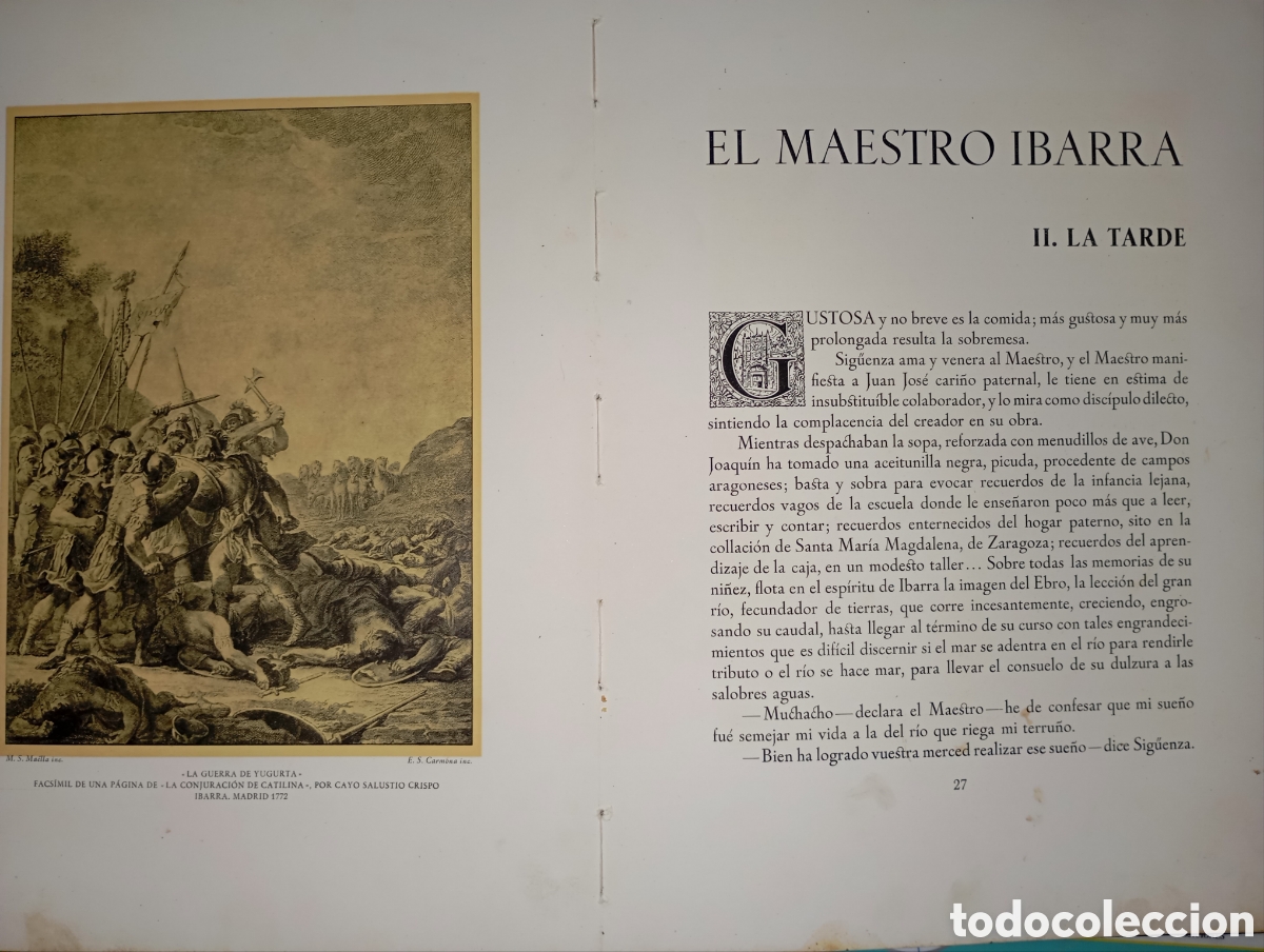 Libros antiguos: El Maestro Ibarra. Homenaje de la casa Gans - Foto 2