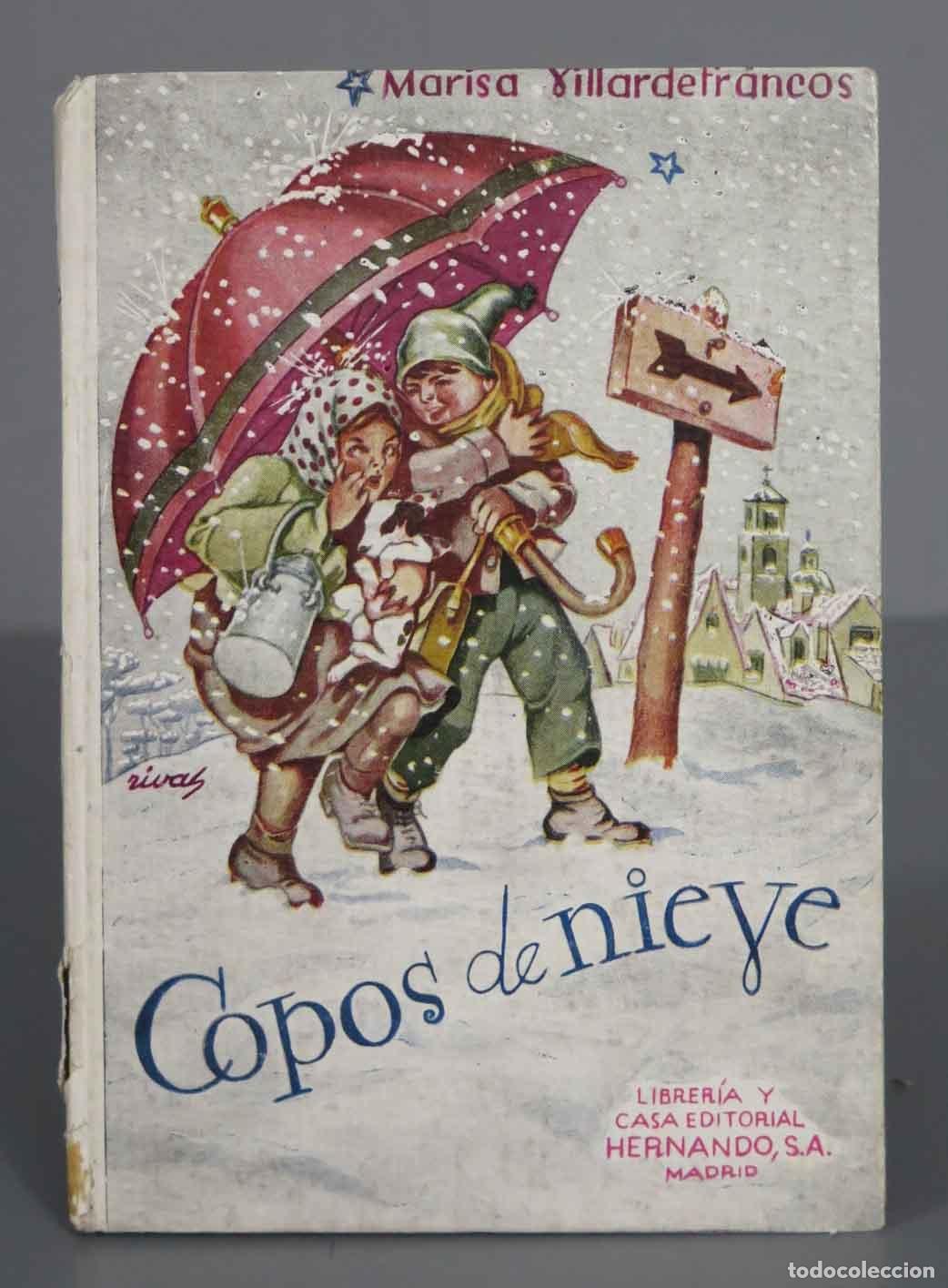 Libros antiguos: Copos de nieve Marisa Villardefrancos - Foto 1