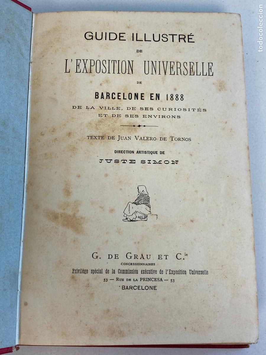 Libros antiguos: GUIDE ILLUSTR&Eacute; DE LEXPOSITION UNIVERSELLR DE 1988 - BARCELONE - Foto 3