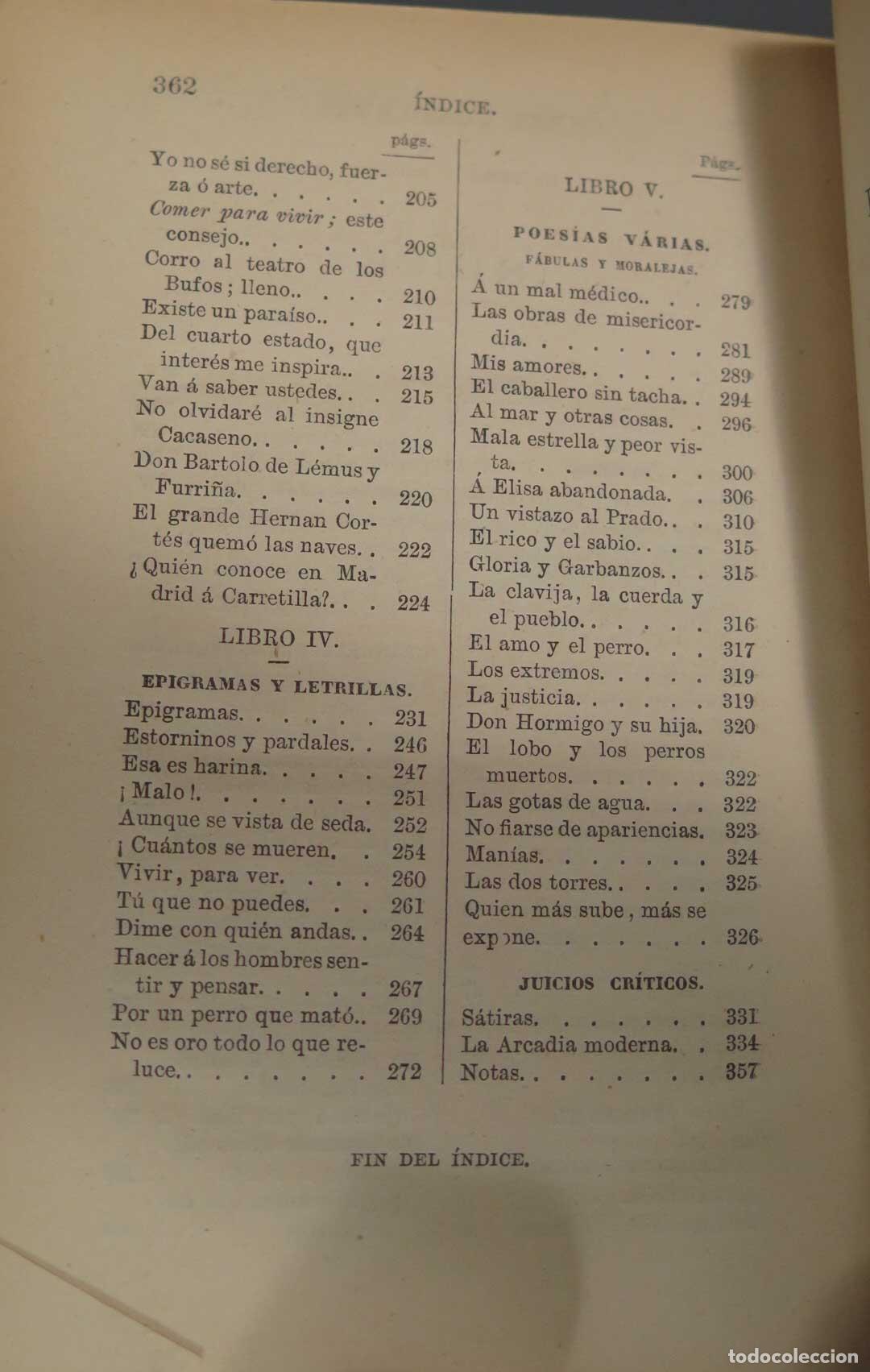 Libros antiguos: LIBRO DE LAS S&Aacute;TIRAS Ventura Ruiz Aguilera. 1874 - Foto 3