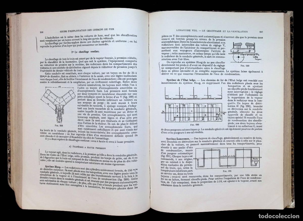 Libros antiguos: COURS DEXPLOITATION DES CHEMINS DE FER. - VANDERRYDT, H., y MINSART, E. - Foto 3