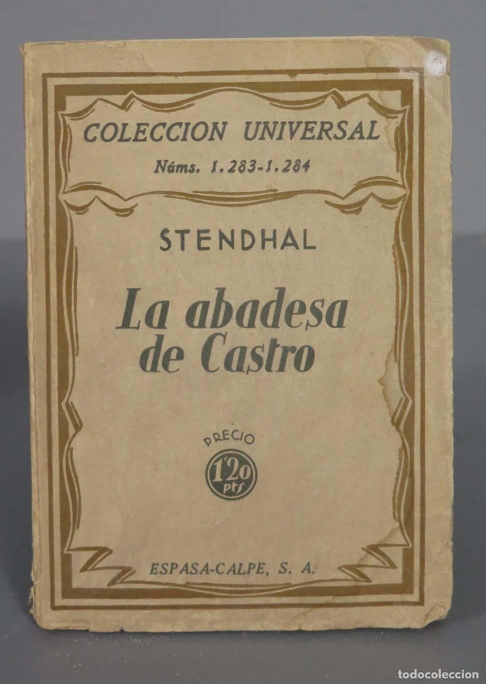 Libros antiguos: La abadesa de Castro STENDHAL. 1933 - Foto 1