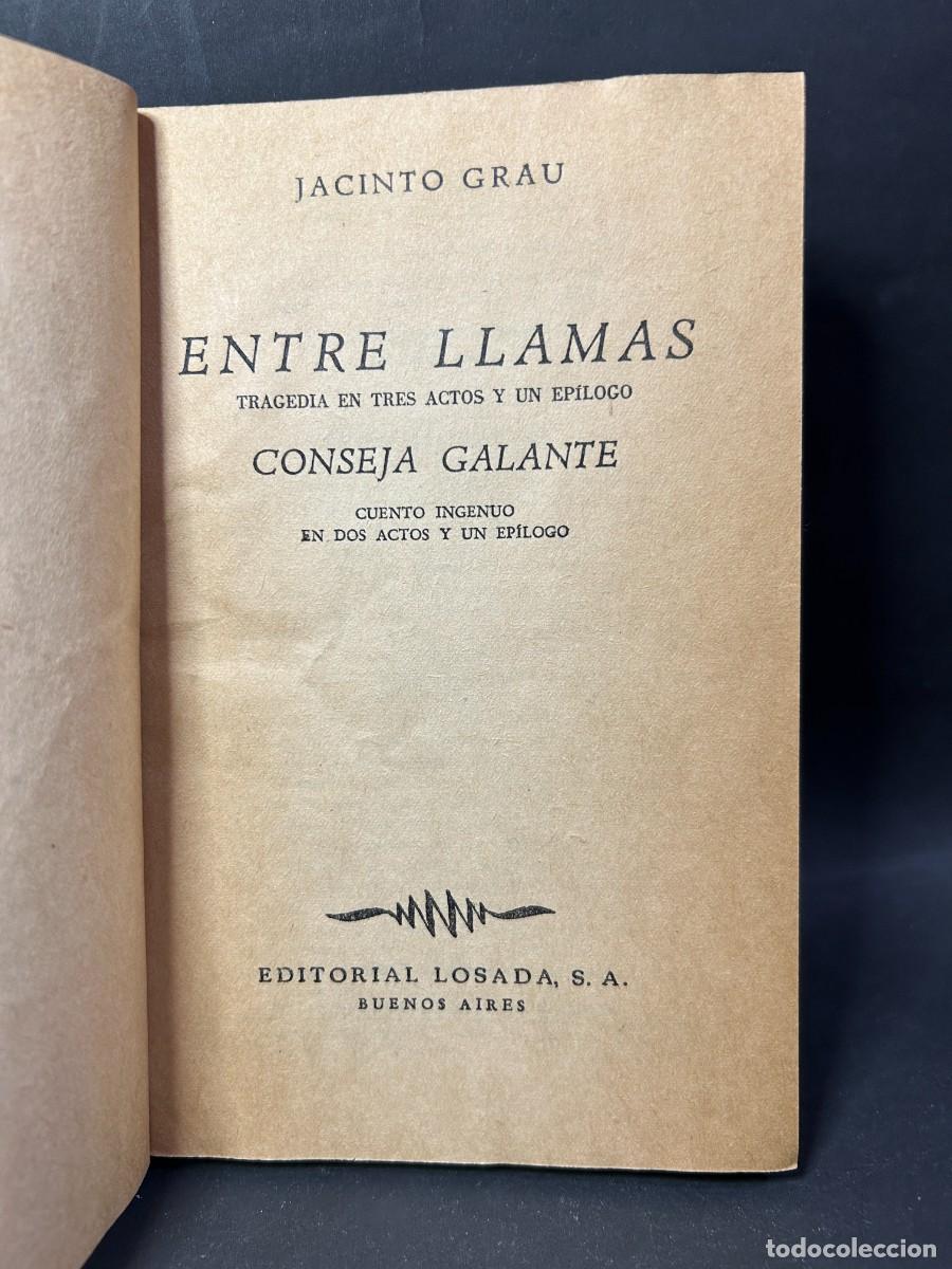 Libros antiguos: JACINTO GARU - ENTRE LLAMAS - 1946 - Foto 3