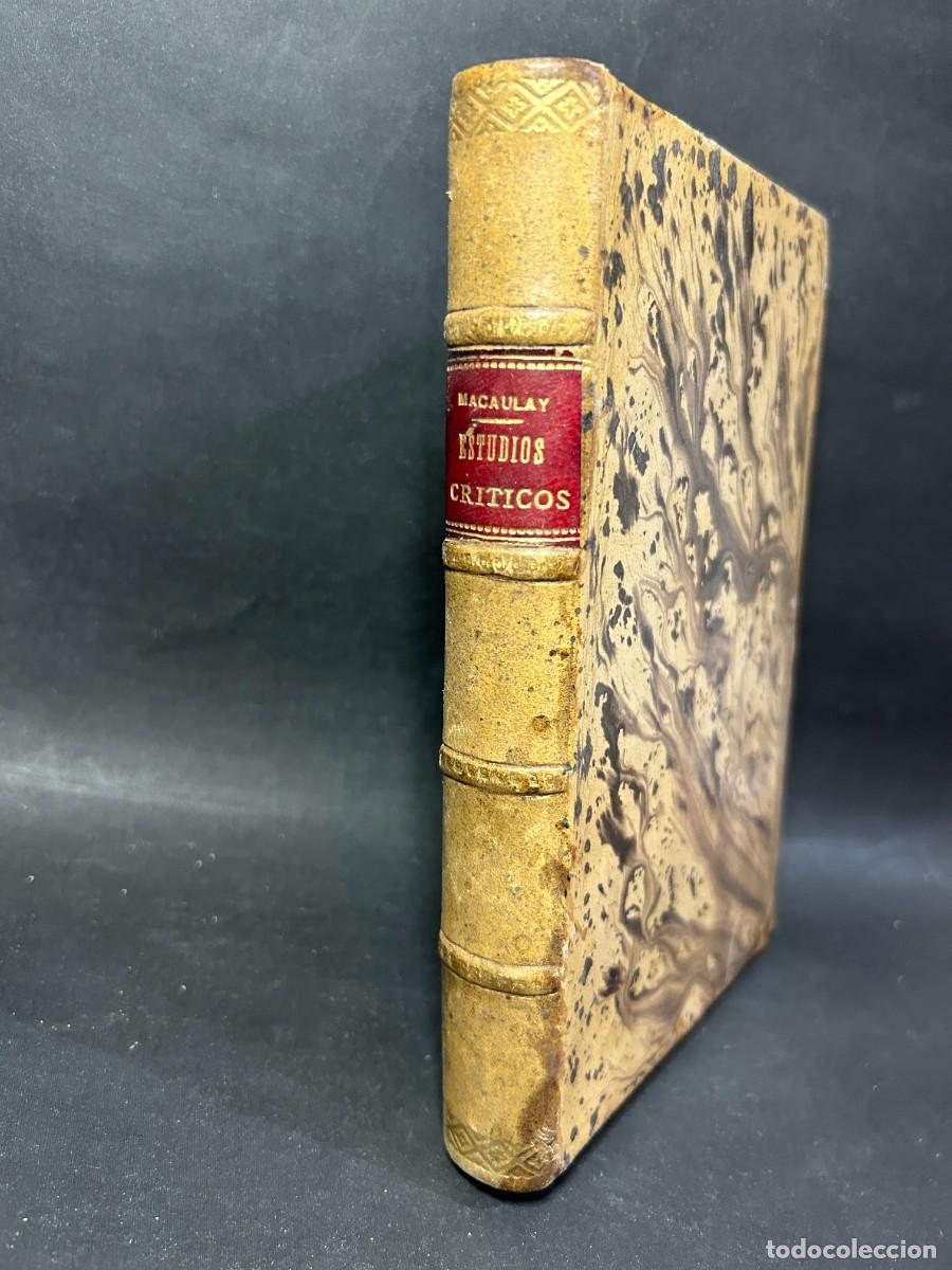 Libros antiguos: LORD MACAULAY - ESTUDIOS CR&Iacute;TICOS - 1908 - Foto 3