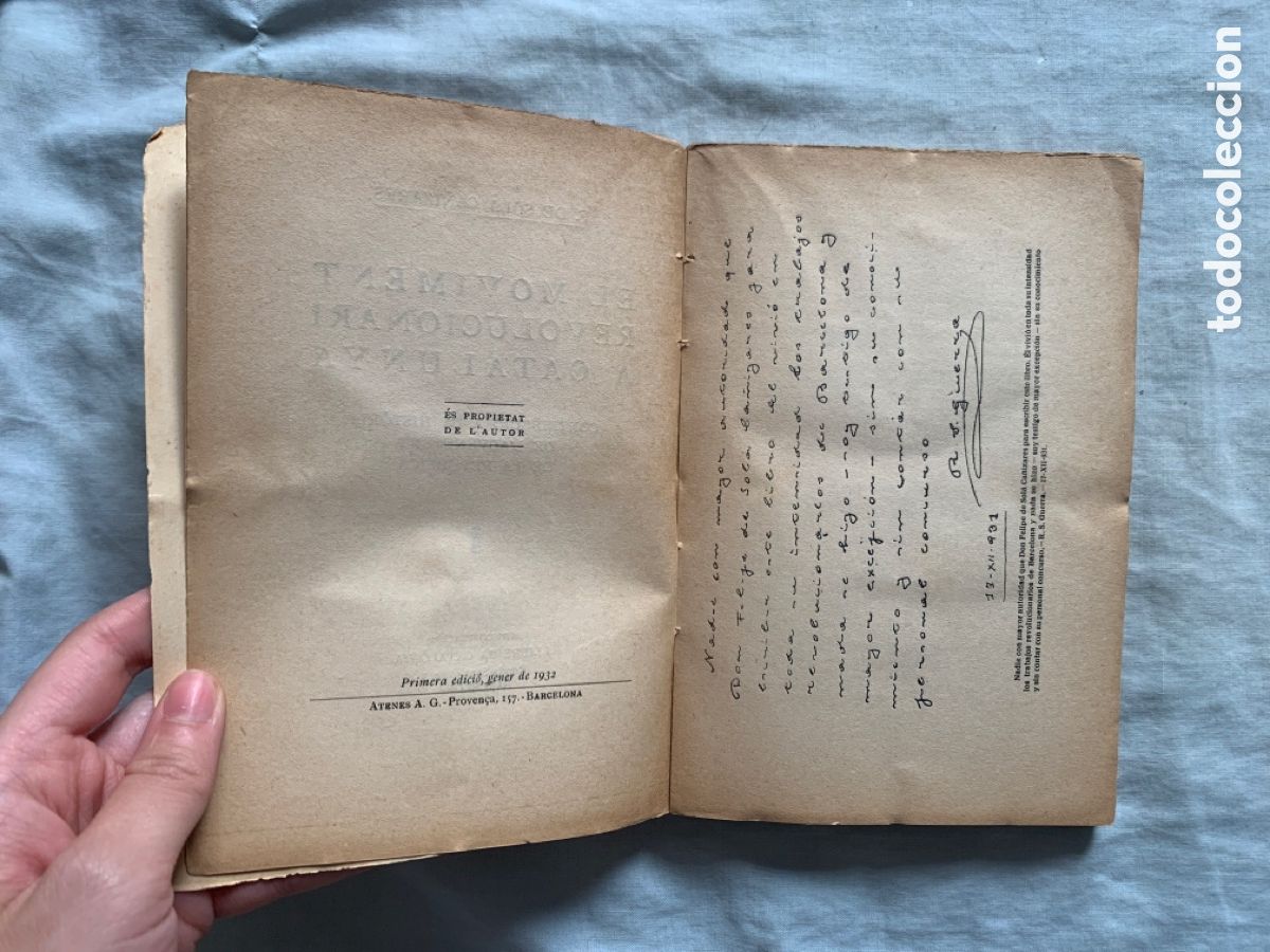 Libros antiguos: LIBRO EL MOVIMENT REVOLUCIONARI A CATALUNYA - Foto 5