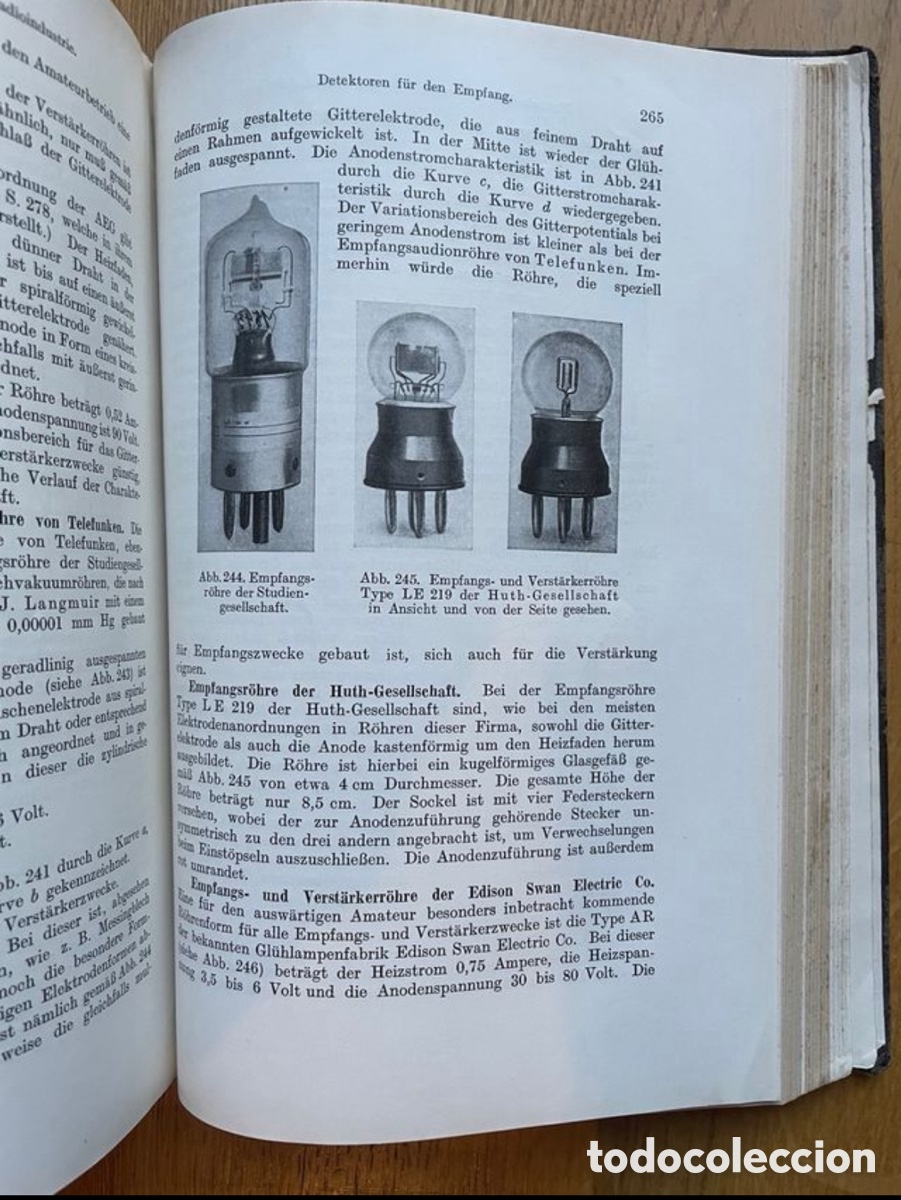 Libros antiguos: DER RADIO-AMATEUR &rdquo;BROAD CASTING&rdquo; 1924 - Foto 8