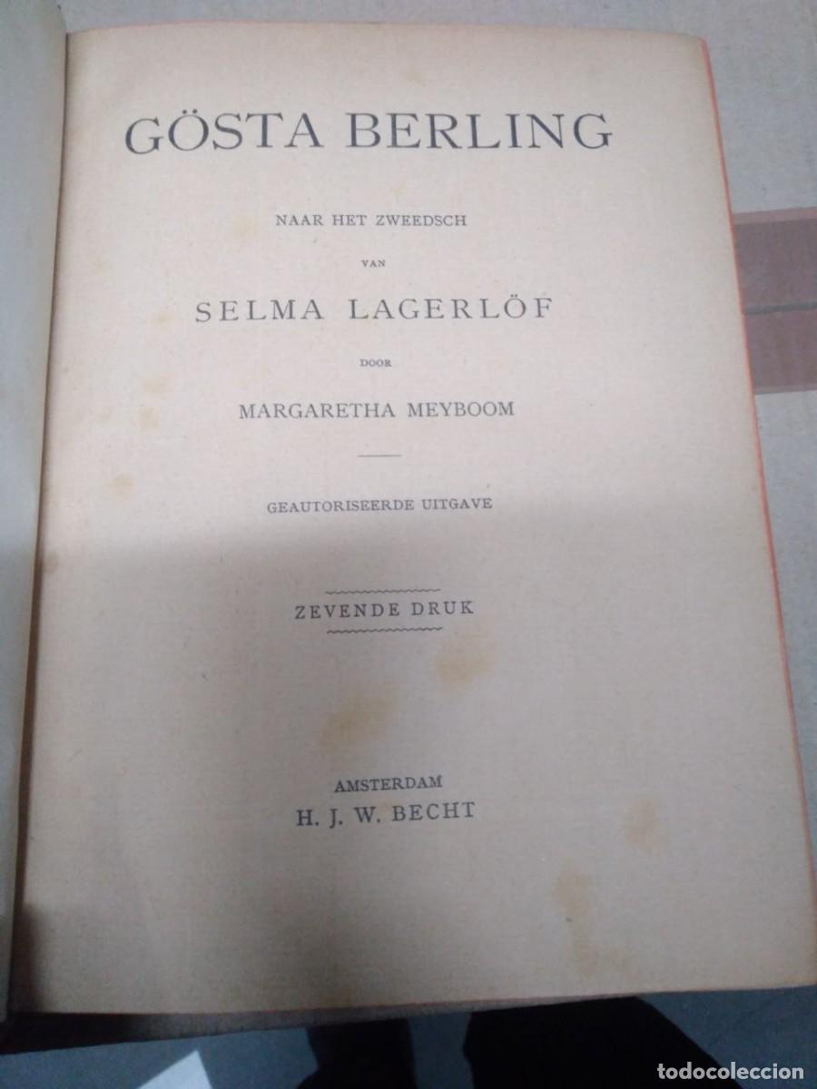 Libros antiguos: G&ouml;sta Berling LAGERL&Ouml;F - Foto 2