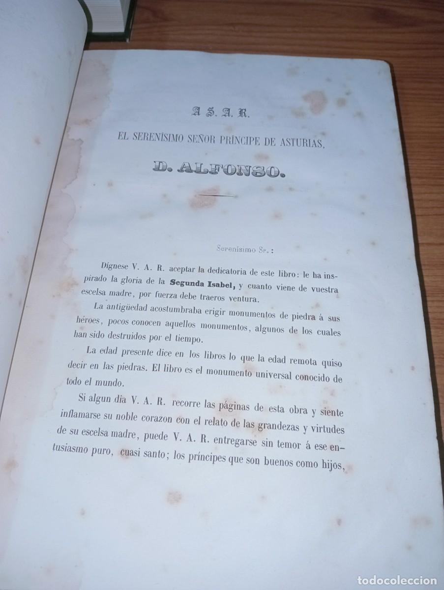 Libros antiguos: Historia de Isabel II - Foto 5