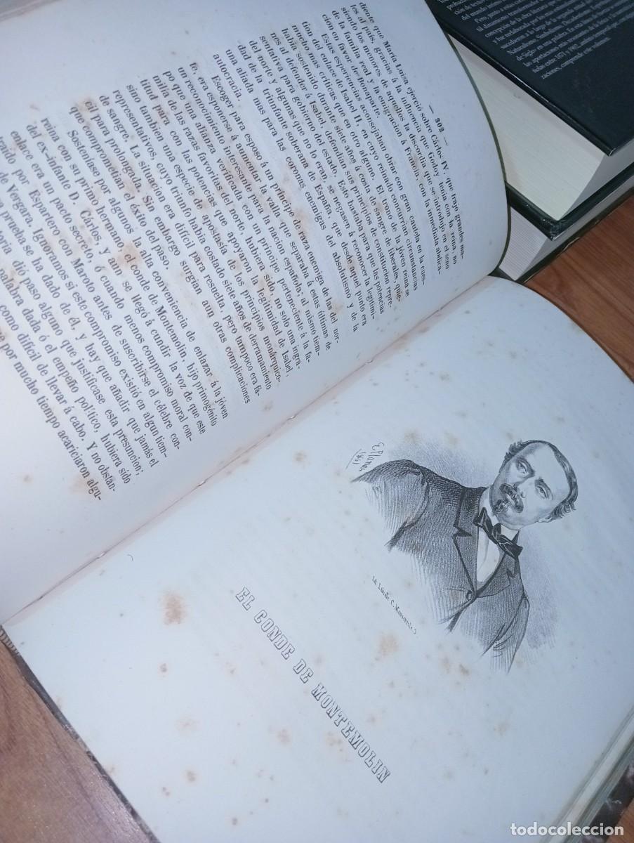 Libros antiguos: Historia de Isabel II - Foto 7