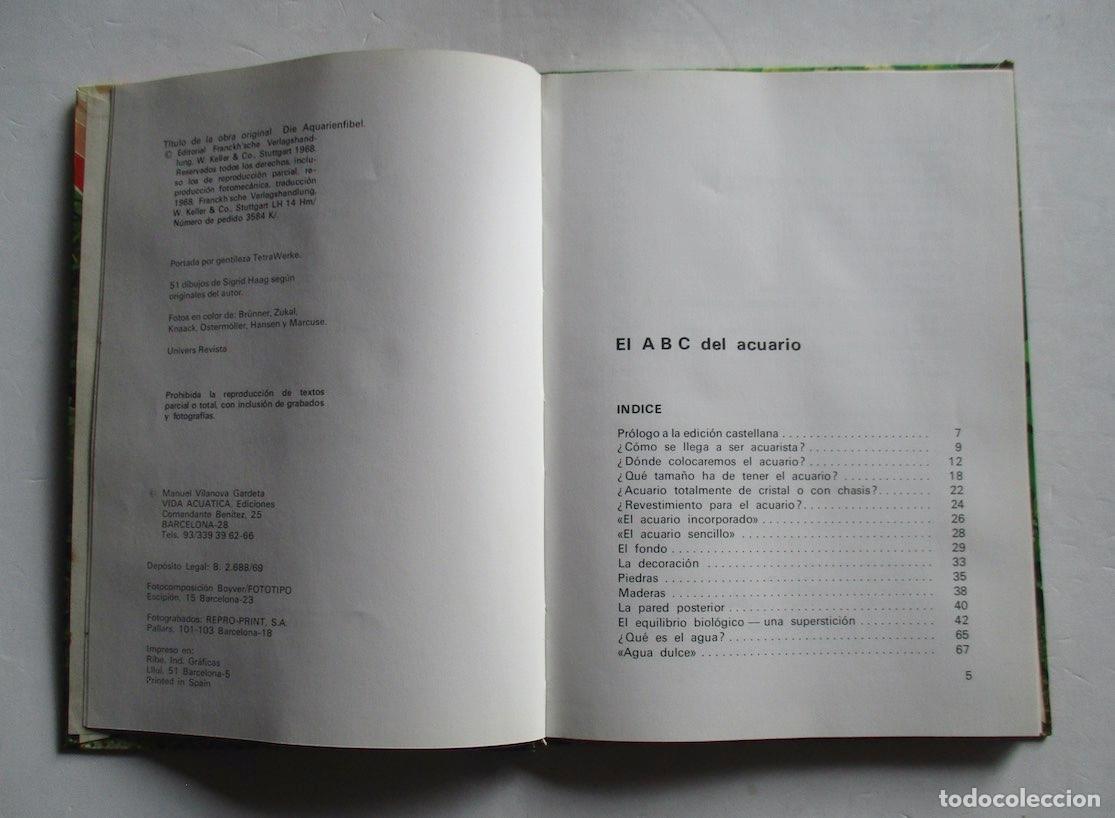 Libros antiguos: EL ABC DEL ACUARIO - WOLFANG OSTERM&Ouml;LLER - Foto 5