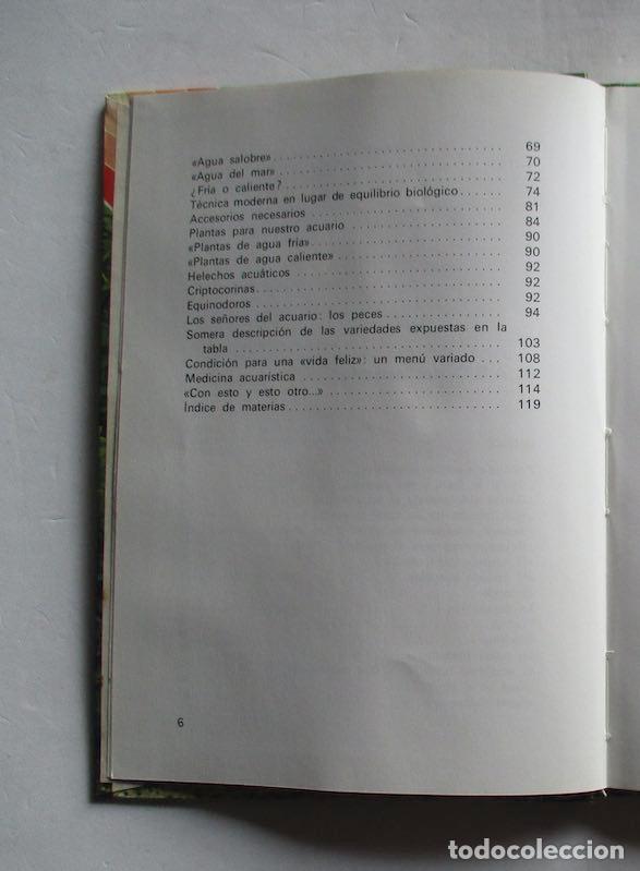 Libros antiguos: EL ABC DEL ACUARIO - WOLFANG OSTERM&Ouml;LLER - Foto 6