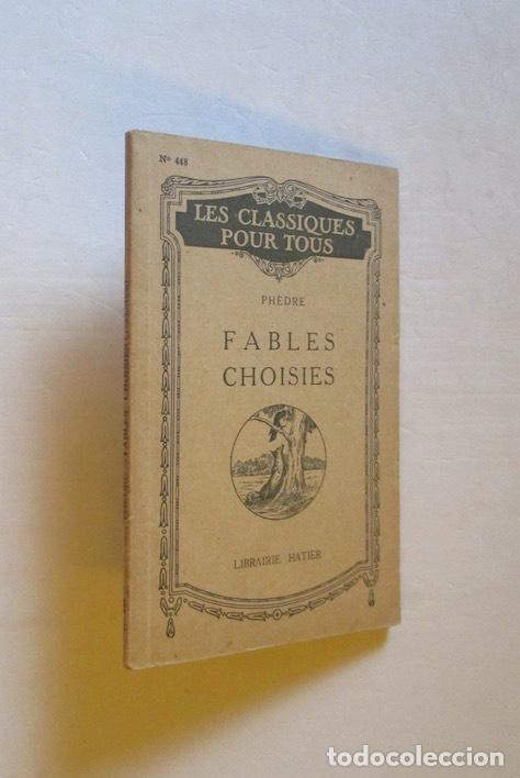 Libros antiguos: FABLES CHOISIES - PHEDRE - Foto 1