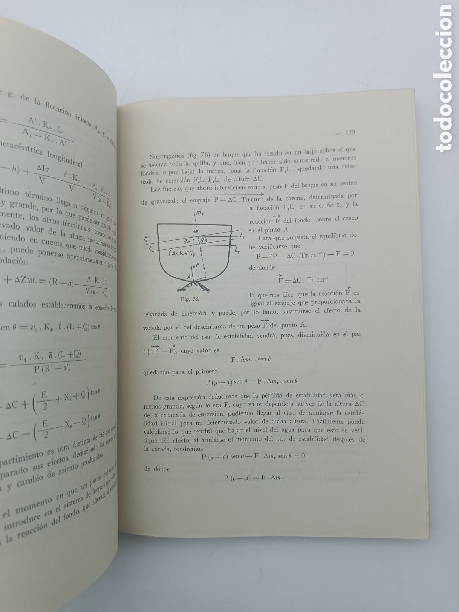 Libros antiguos: Nociones Arquitectura naval 1963 - Foto 4