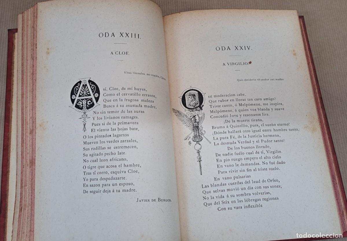 Libros antiguos: Odas de Q. Horacio Flaco a&ntilde;o 1882 - Foto 3