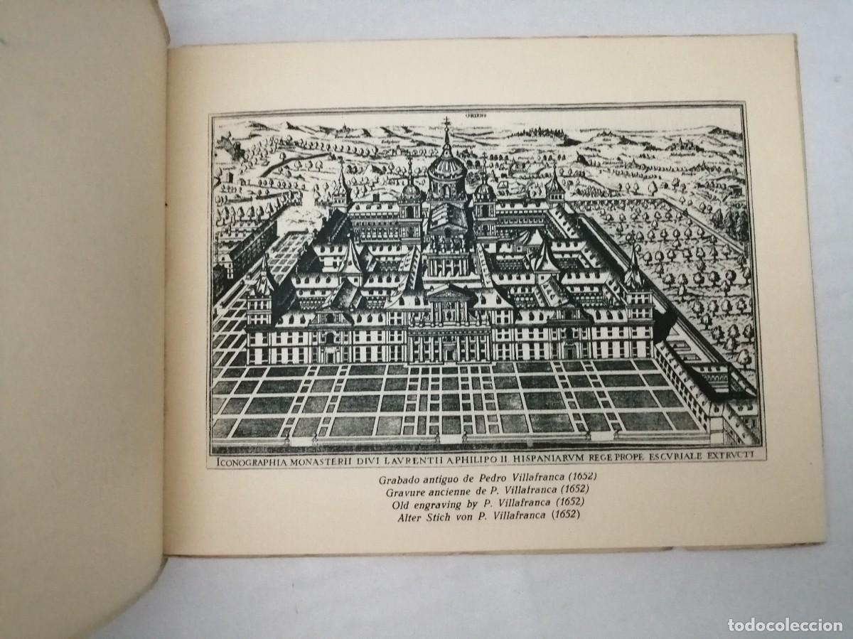 Libros antiguos: MONASTERIO DE EL ESCORIAL (24 L&aacute;minas 15x 20 cms.) - Foto 7