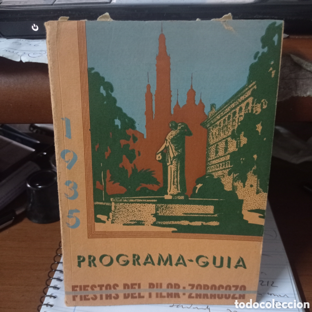 Libros antiguos: PROGRAMA GUIA DE LAS FIESTAS DEL PILAR DE 1935 - Foto 1