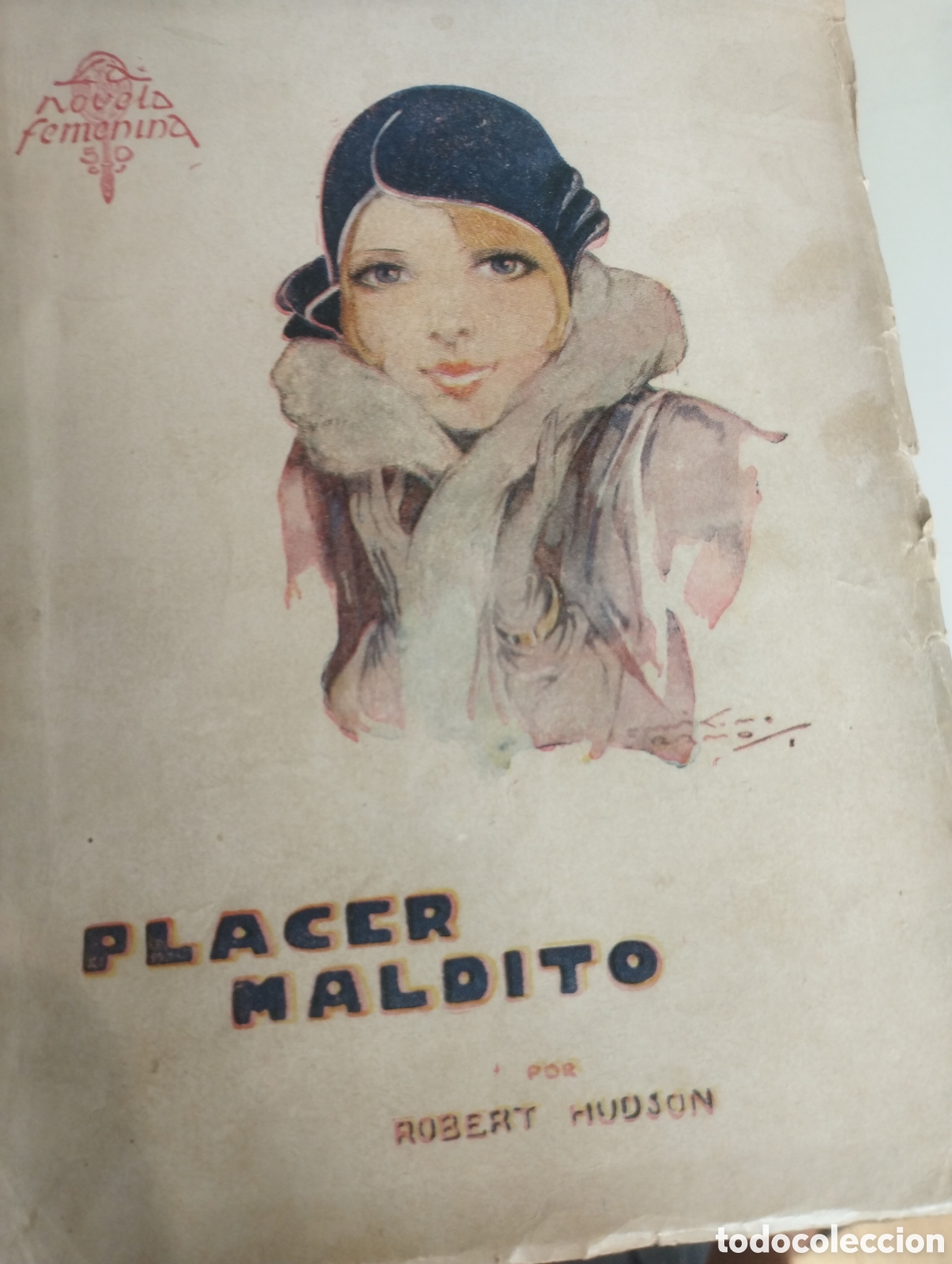 Libros antiguos: Robert Hudson. Placer maldito - Foto 1