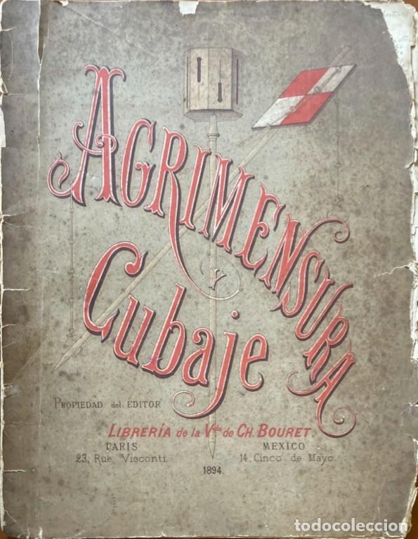 Libros antiguos: Agrimensura y Cubaje - Foto 1