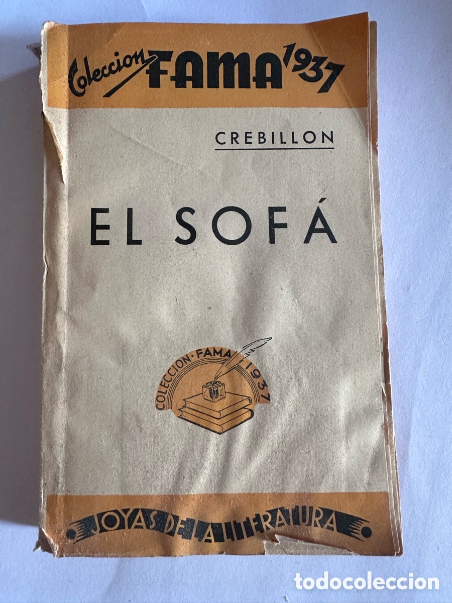 Libros antiguos: El sof&aacute; Crebillon Colecci&oacute;n Fama 1937 - Foto 1