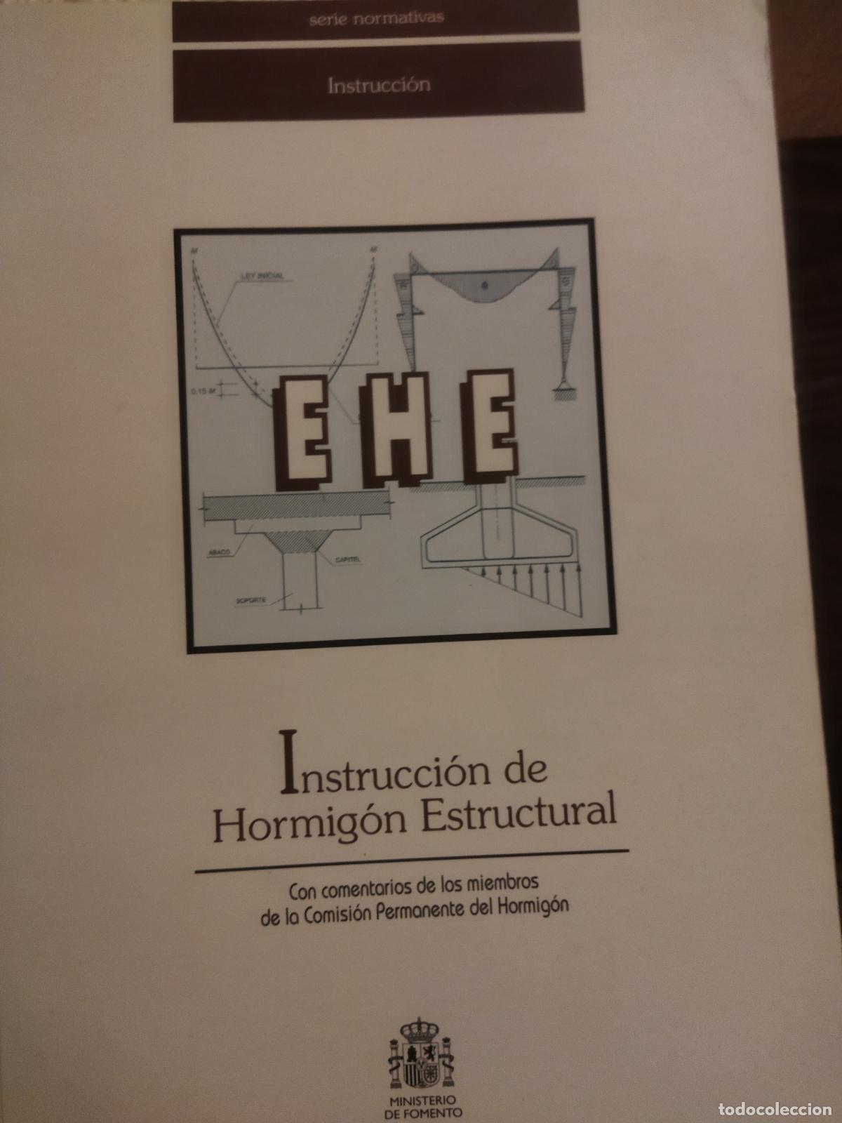 Libros antiguos: Instrucci&oacute;n de hormigon estructural - Foto 1