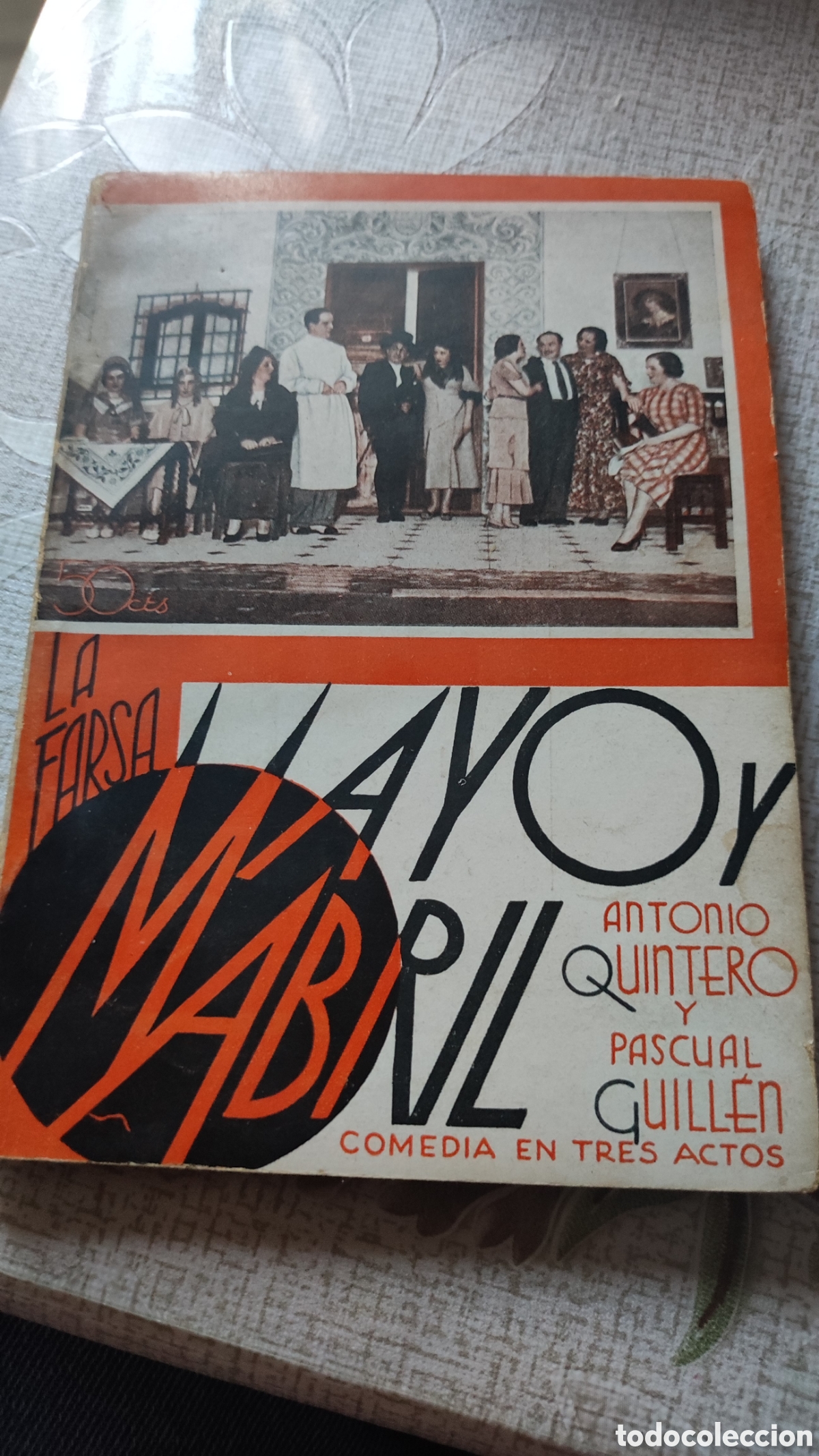 Libros antiguos: Revista teatral Mayo y Abril - Foto 1