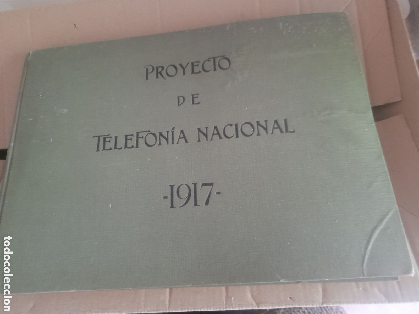 Libros antiguos: Proyecto de Telefon&iacute;a Nacional de 1917 - Foto 1