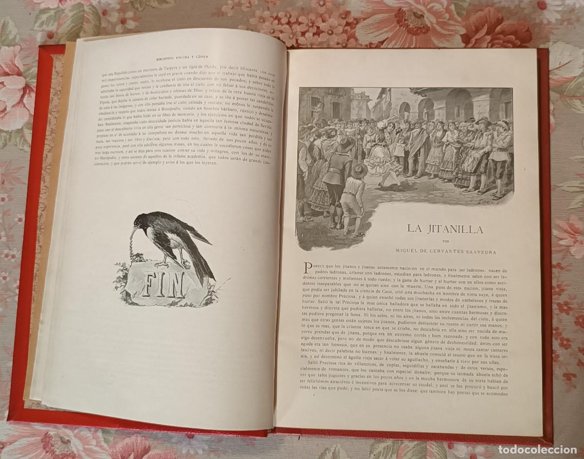 Libros antiguos: Novelas de Cervantes - Foto 1