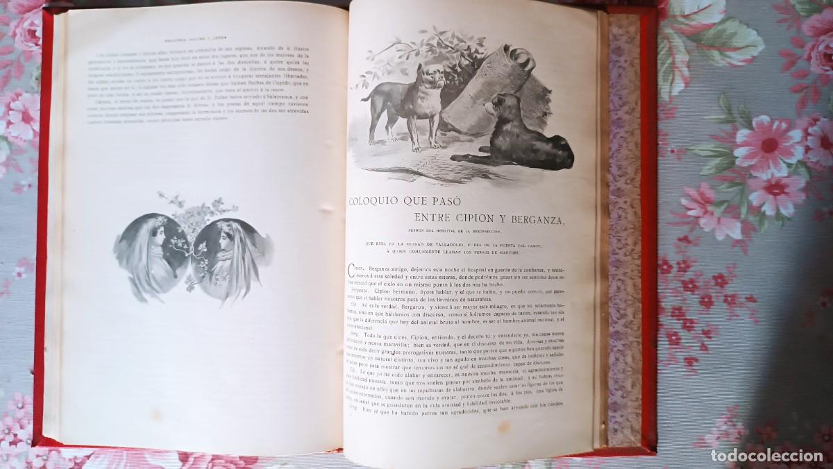 Libros antiguos: Novelas de Cervantes - Foto 3