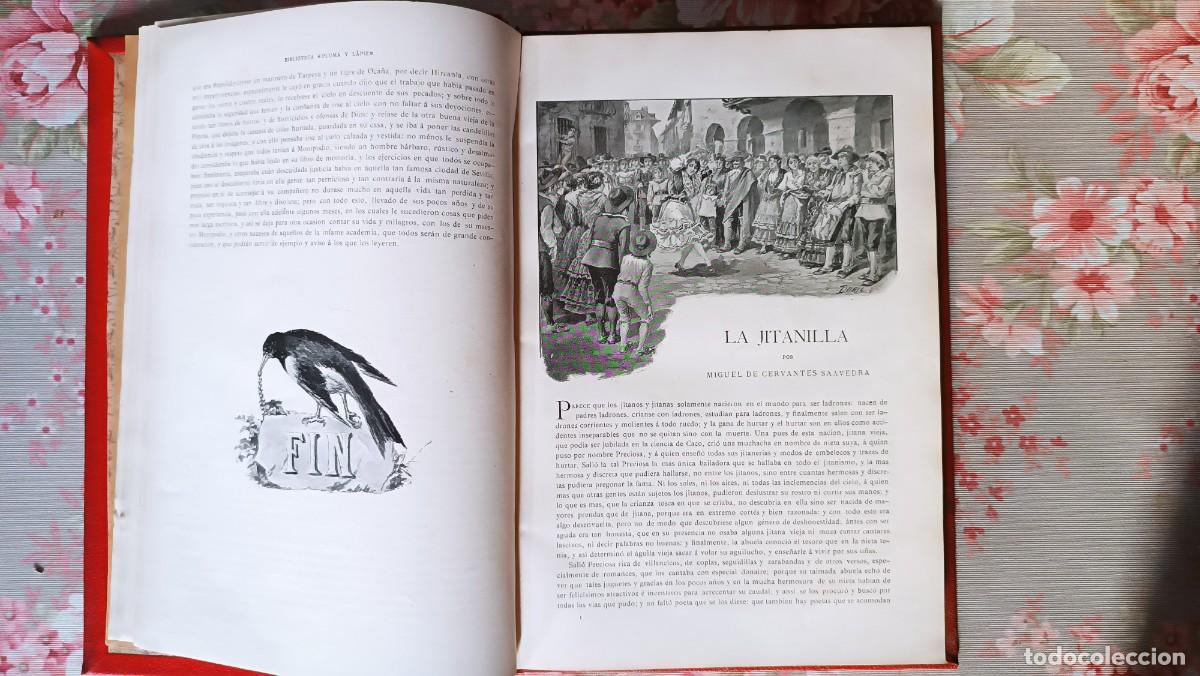 Libros antiguos: Novelas de Cervantes - Foto 8