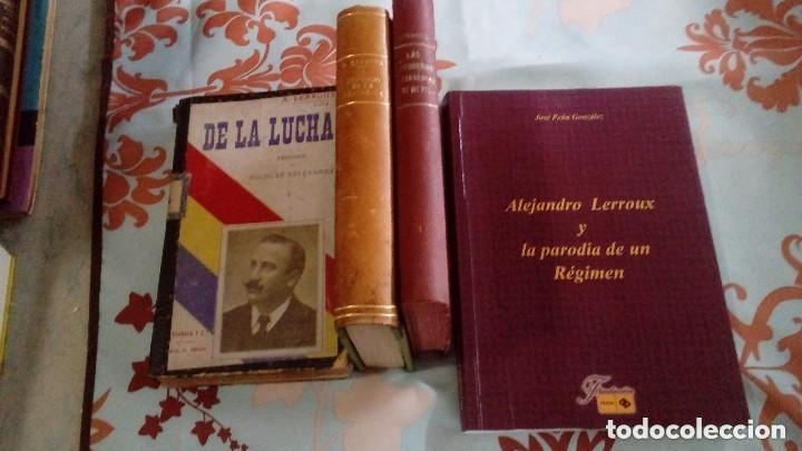 Libros antiguos: A. Lerroux. 4 Libros. - Foto 1