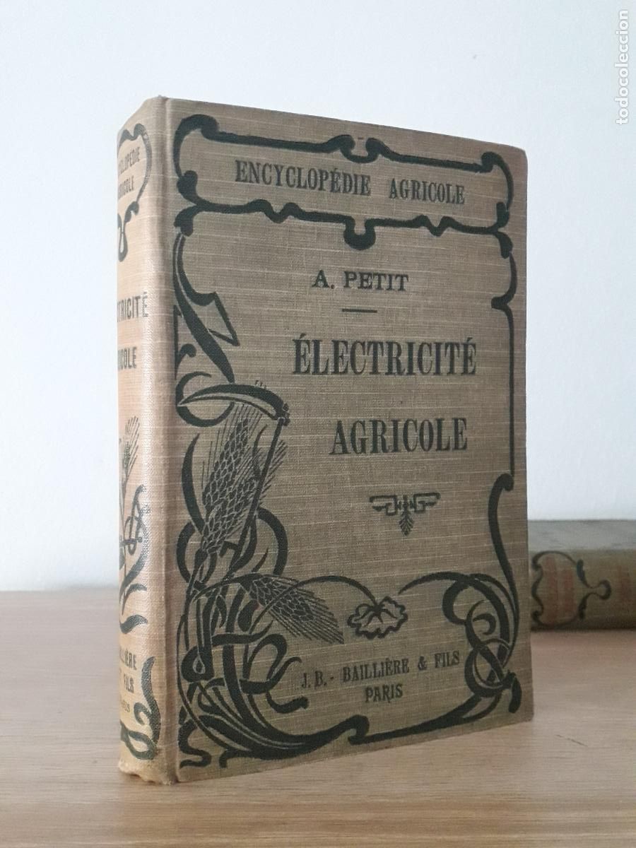 Libros antiguos: &Eacute;lectricit&eacute; Agricole. A.Petit. 1921 - Foto 1
