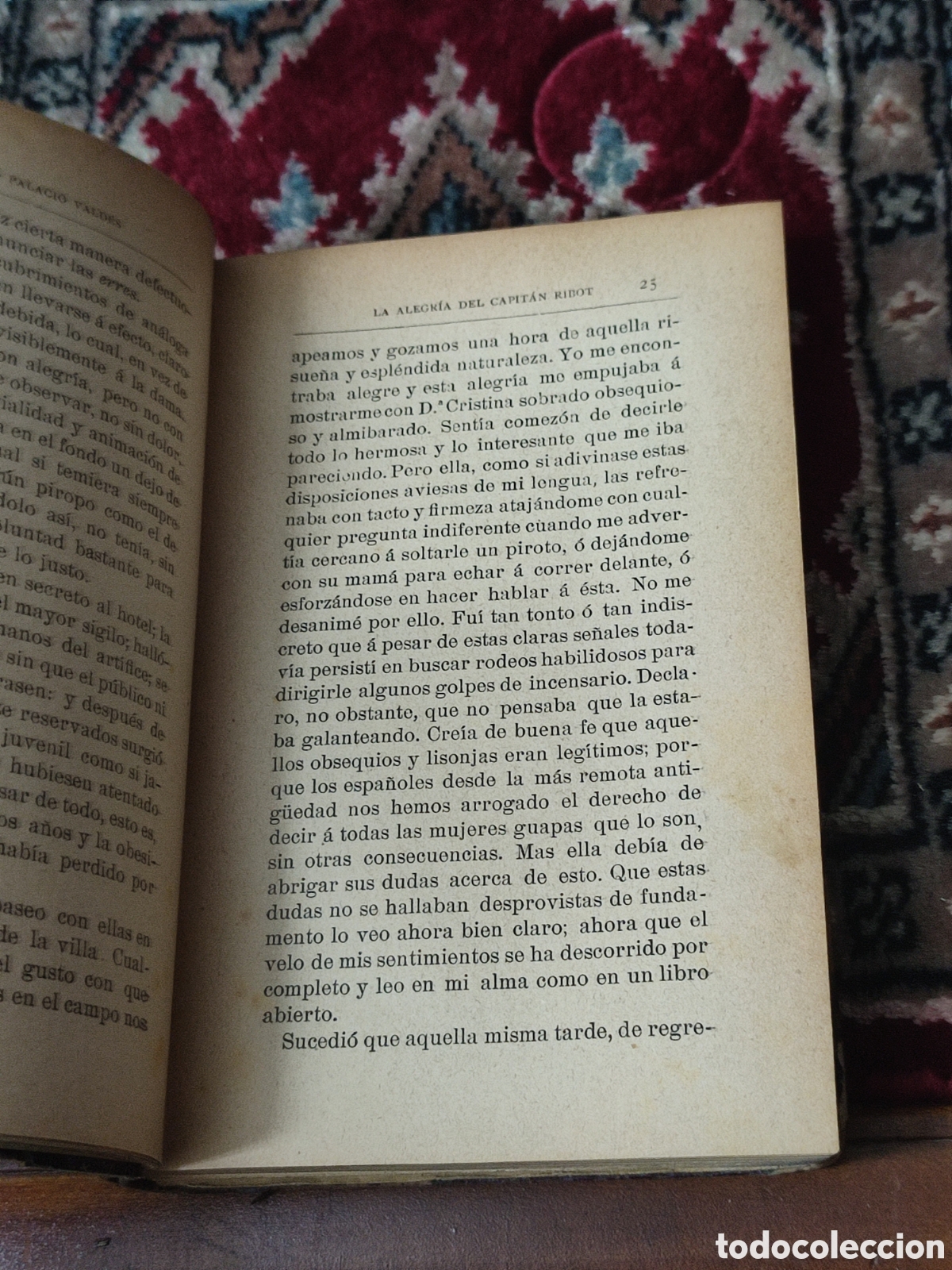 Libros antiguos: La alegr&iacute;a del capit&aacute;n Ribot 1908 Armando Palacio Valdes - Foto 4