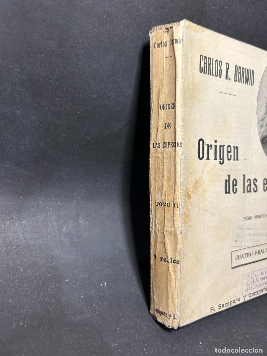 Libros antiguos: CARLOS R. DARWIN - ORIGEN DE LAS ESPECIES - 1910 - Foto 2