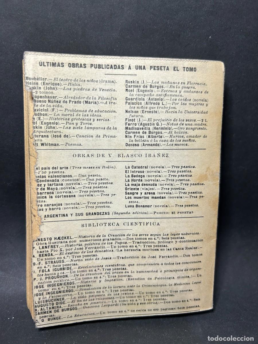 Libros antiguos: CARLOS R. DARWIN - ORIGEN DE LAS ESPECIES - 1910 - Foto 4