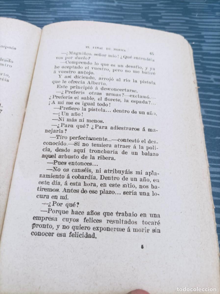 Libros antiguos: EL FINAL DE NORMA, PEDRO DE ALARC&Oacute;N, MADRID,1925,326 PAG. - Foto 3